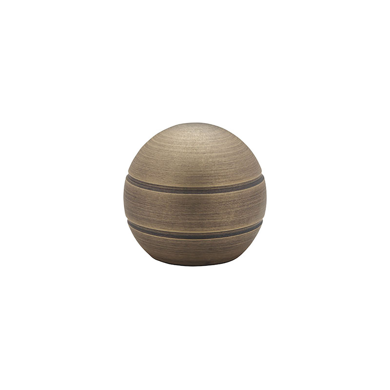 3/4" Modern Ball Finial - 120-1085-27 - Brushed Brass - EastCoastFabrics.com