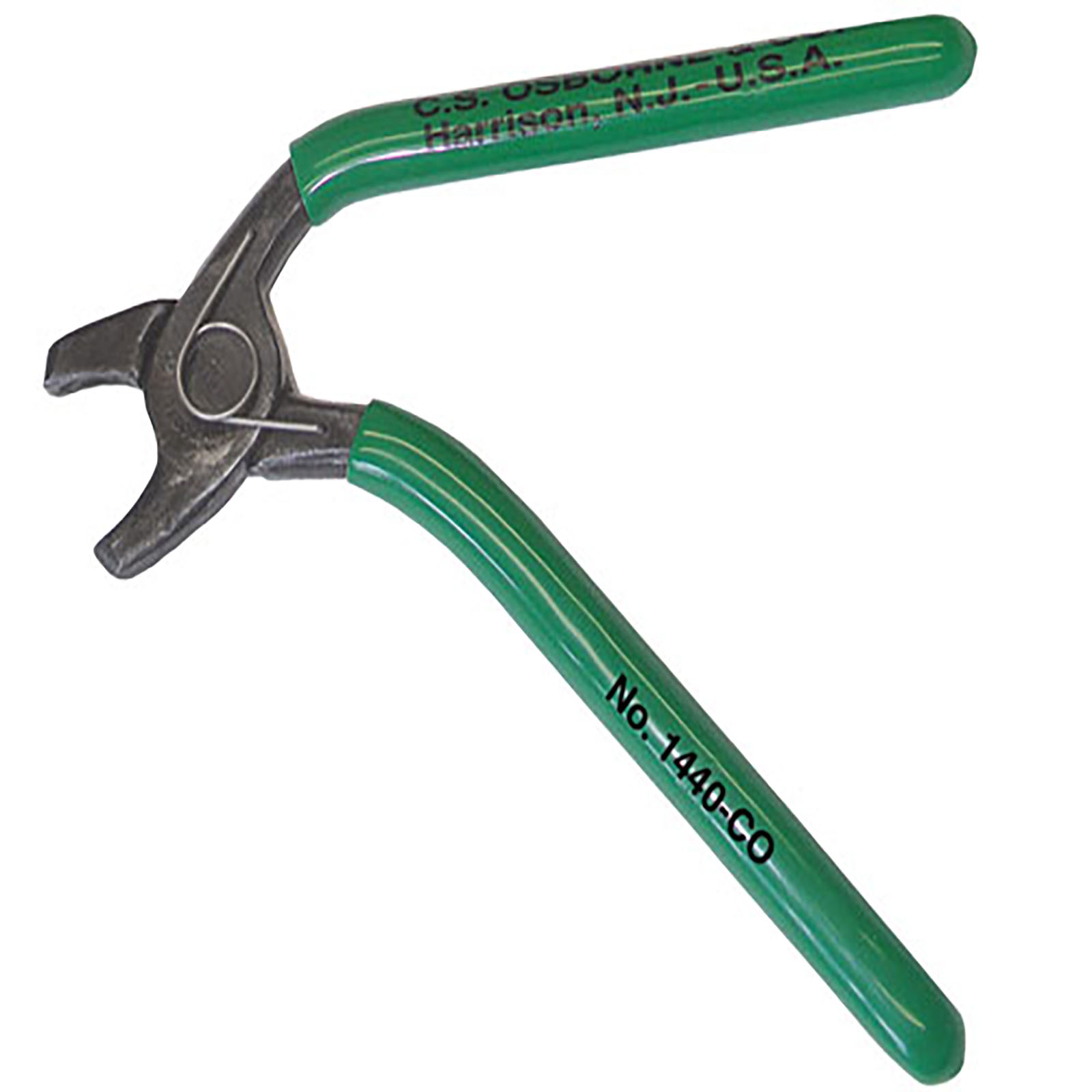 CS Osborne - No. 1440-CO - Hog Ring Pliers Curved Open Spring
