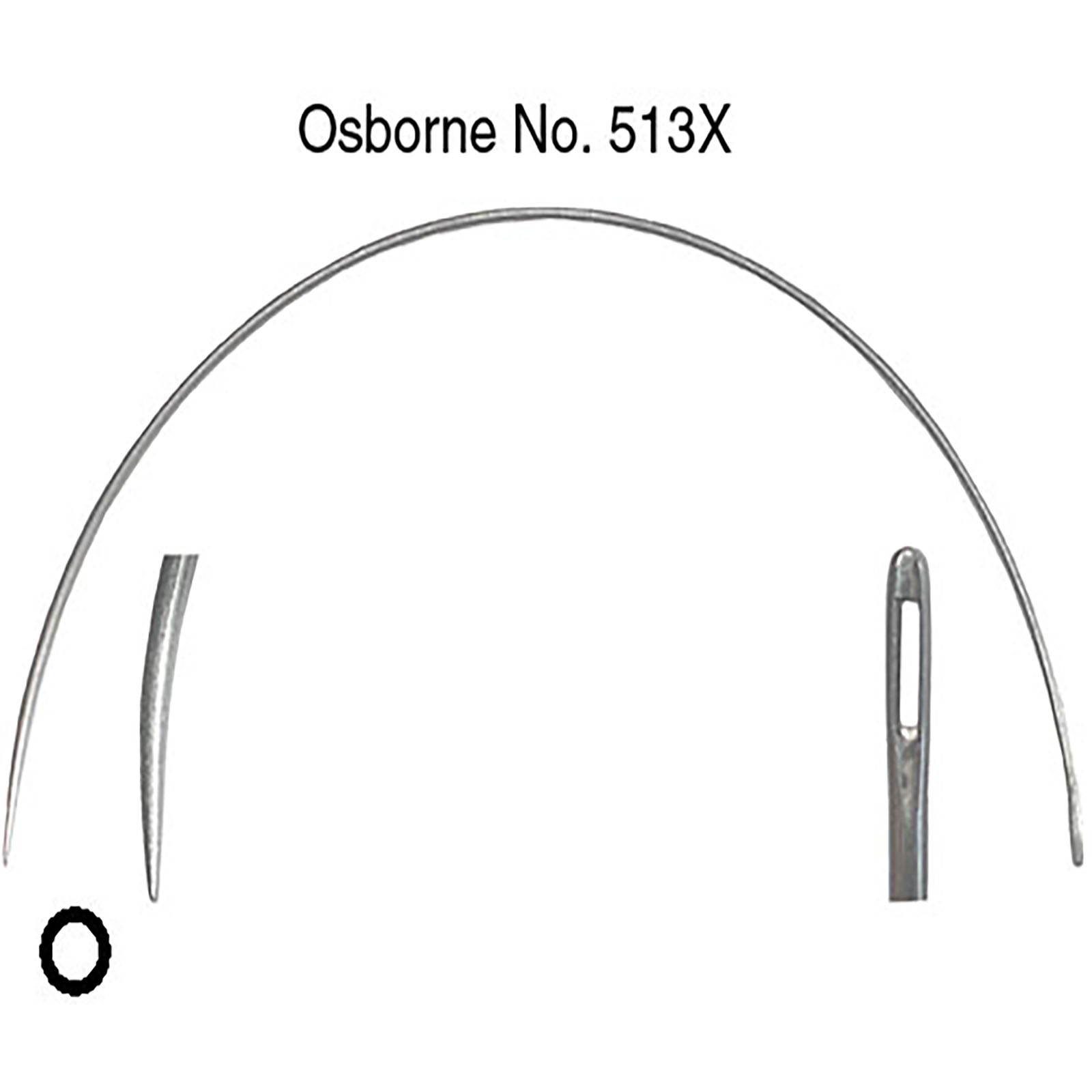 CS Osborne - No. 513X - Curved Rd. Pt. - Cord Extra Light