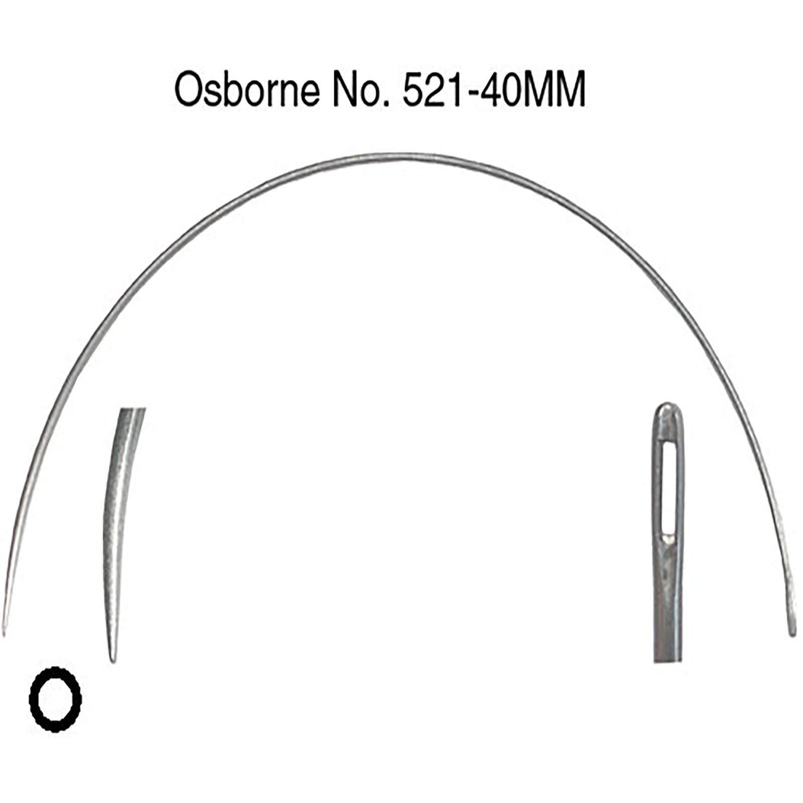 CS Osborne - No. 521-40MM - Curved Silk/Billiard Rd. Pt.